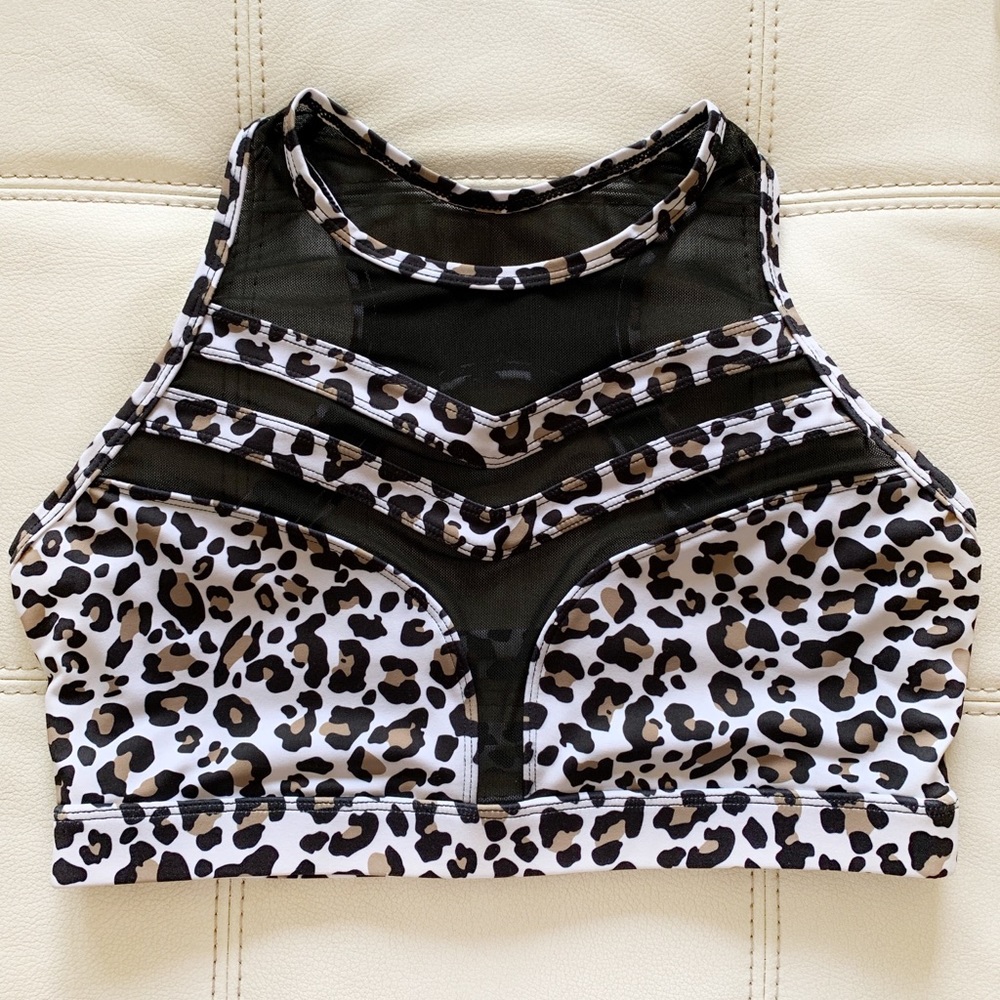 Leopard Print Sports Bra - Sample Sale